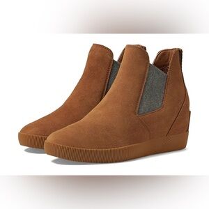 BNWT Sorel Out N About Slip On Wedge II Booties Womens size 9 $130